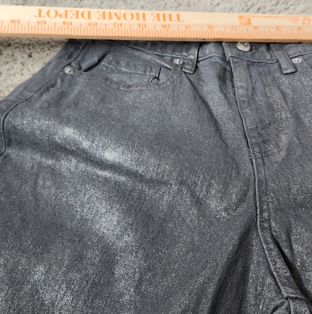Women's High-Rise Baggy Jeans - Wild Fable Dark Gray 4 - Picture 14 of 16